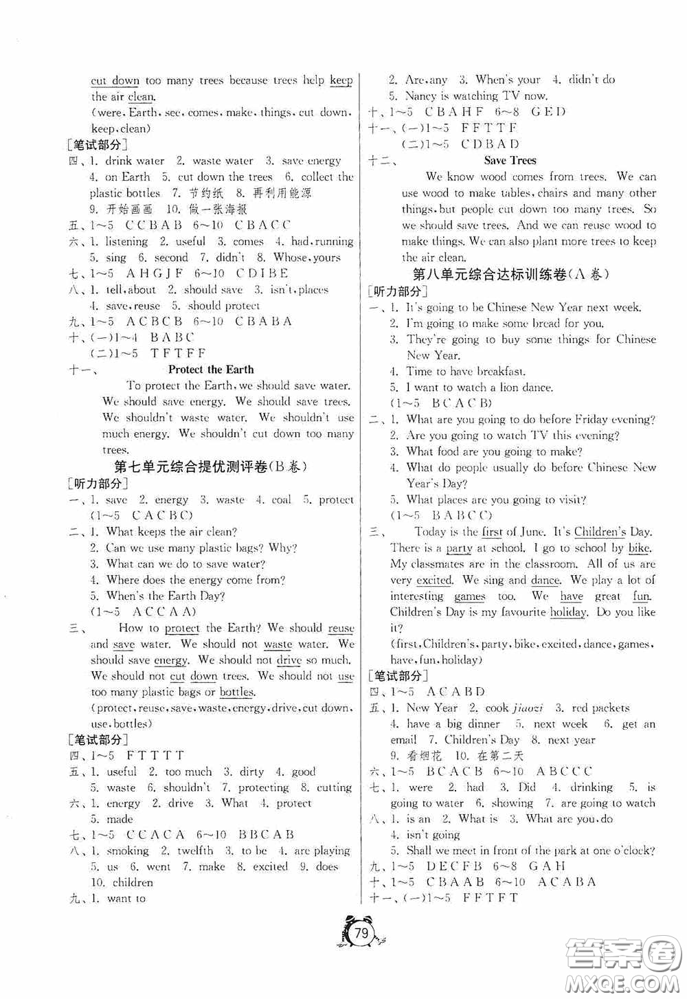 江蘇人民出版社2020提優(yōu)名卷六年級數(shù)學(xué)上冊江蘇教育版答案