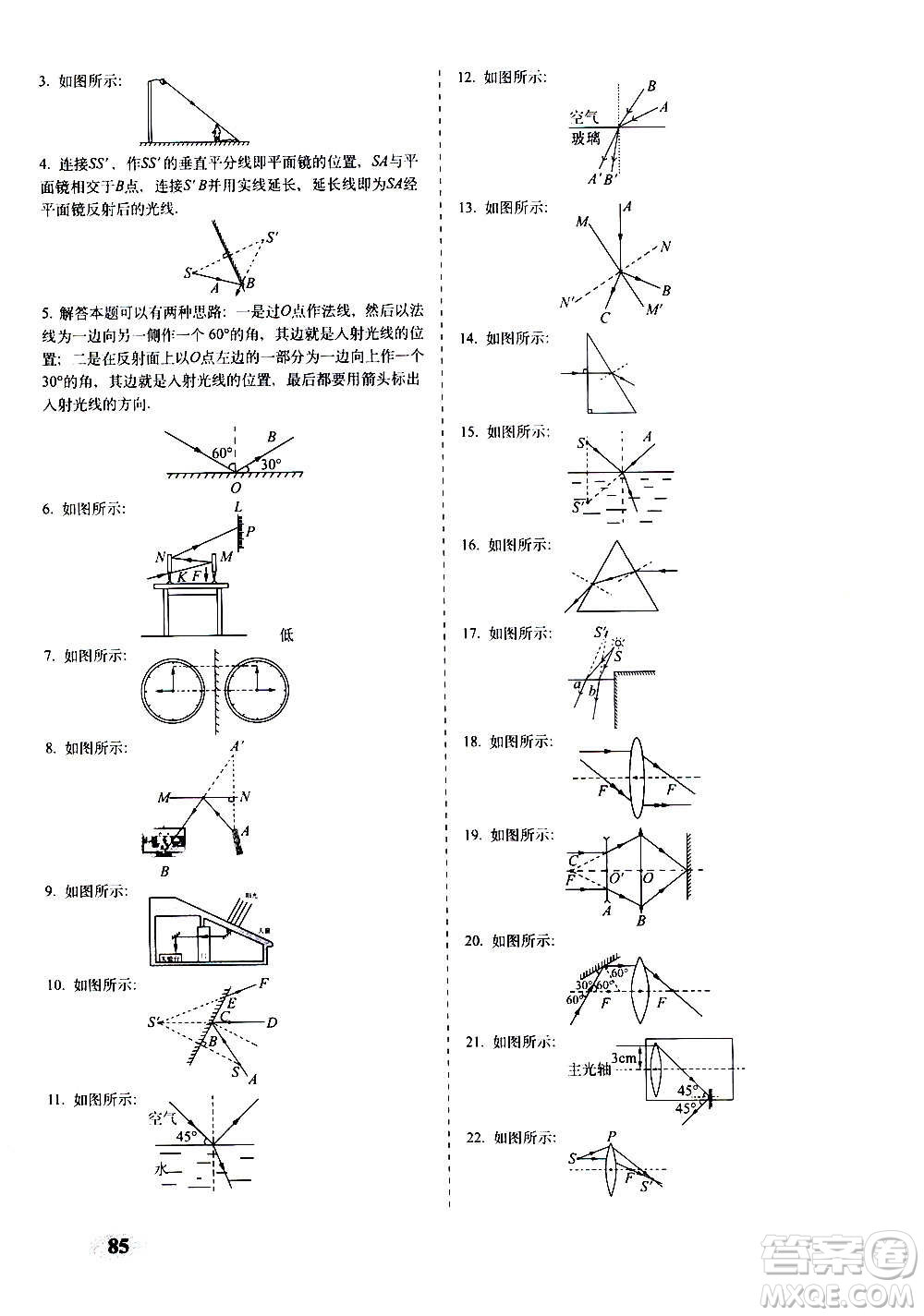 2020秋聚能闖關(guān)100分期末復(fù)習(xí)沖刺卷八年級(jí)上冊(cè)物理滬科版答案