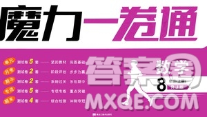 2020魔力一卷通數(shù)學八年級上冊RJ人教版答案