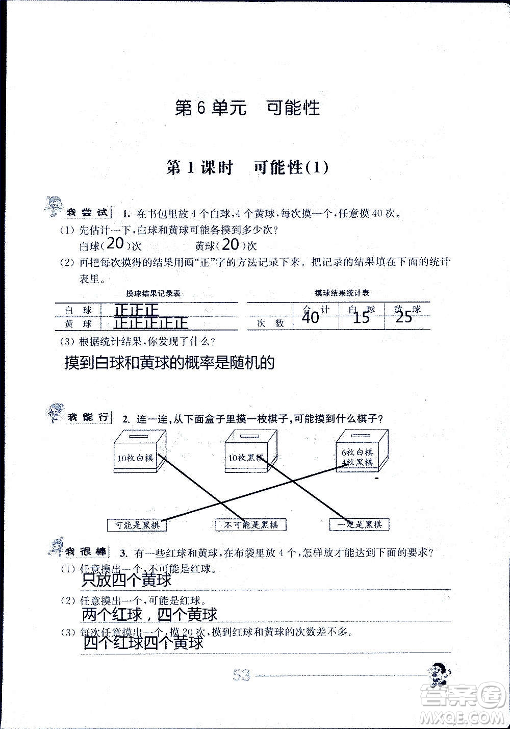 江蘇人民出版社2020伴你學數(shù)學四年級上冊蘇教版答案