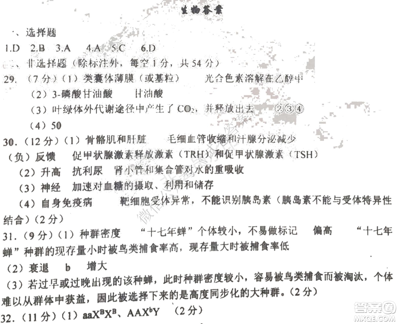 哈三中2020-2021學(xué)年度上學(xué)期高三年級(jí)期末考試?yán)砭C試題及答案