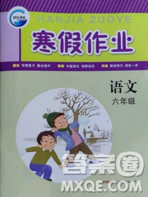 新疆青少年出版社2021寒假作業(yè)語文六年級人教版答案