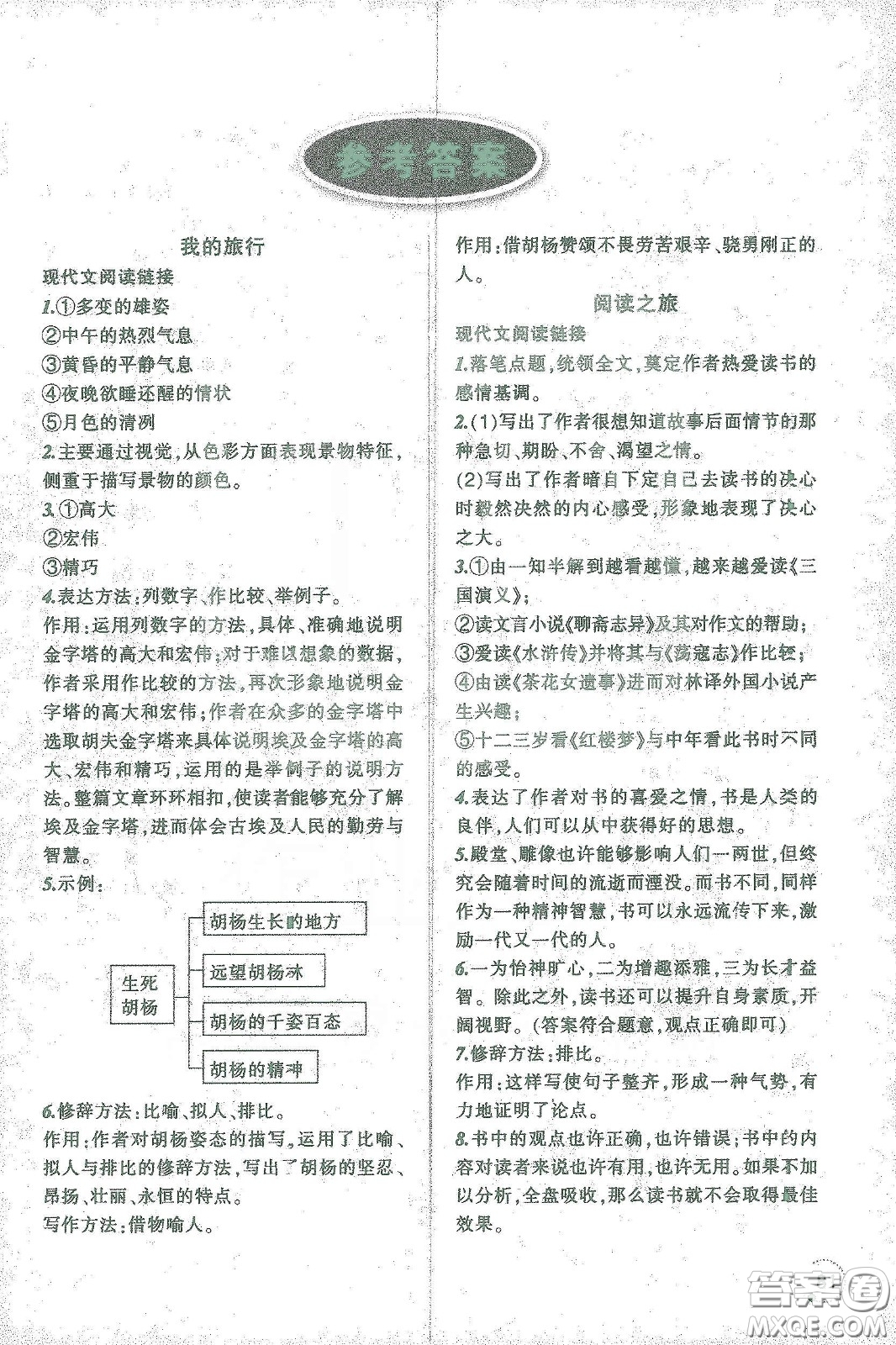 遼寧師范大學(xué)出版社2021寒假樂園五年級(jí)語(yǔ)文答案