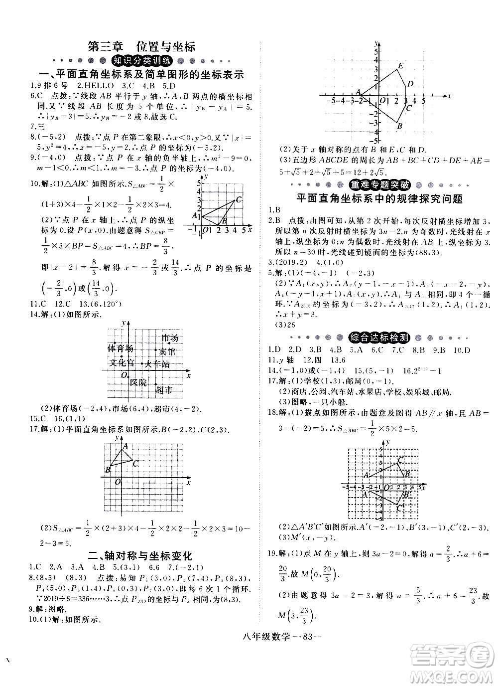 延邊大學(xué)出版社2021優(yōu)翼叢書時(shí)習(xí)之寒假八年級(jí)數(shù)學(xué)BS北師版答案