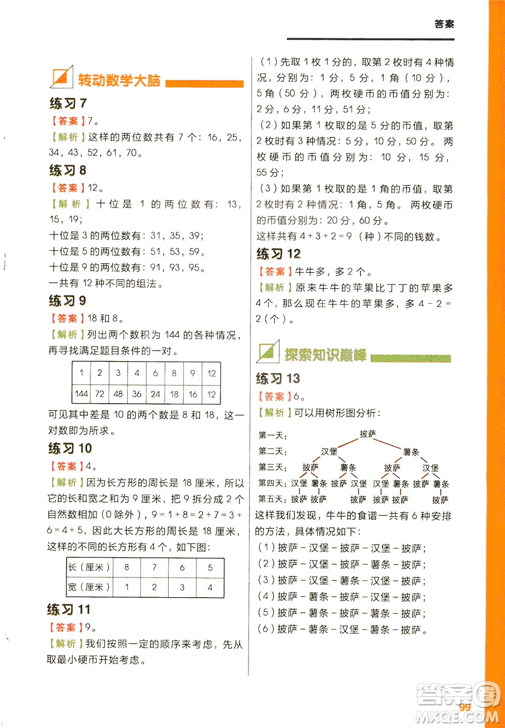 現(xiàn)在教育出版社2021學(xué)而思秘籍小學(xué)數(shù)學(xué)思維培養(yǎng)三級(jí)練習(xí)二年級(jí)答案
