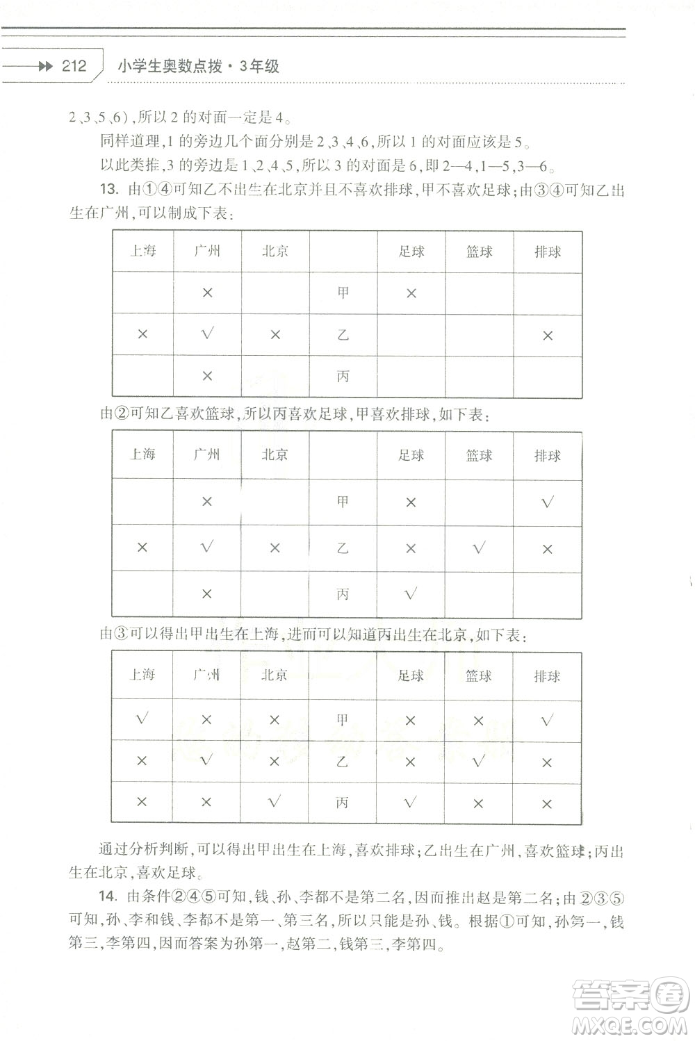 知識(shí)出版社2021小學(xué)生奧數(shù)點(diǎn)撥三年級(jí)答案