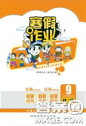 湖南教育出版社2021寒假作業(yè)九年級(jí)化學(xué)答案