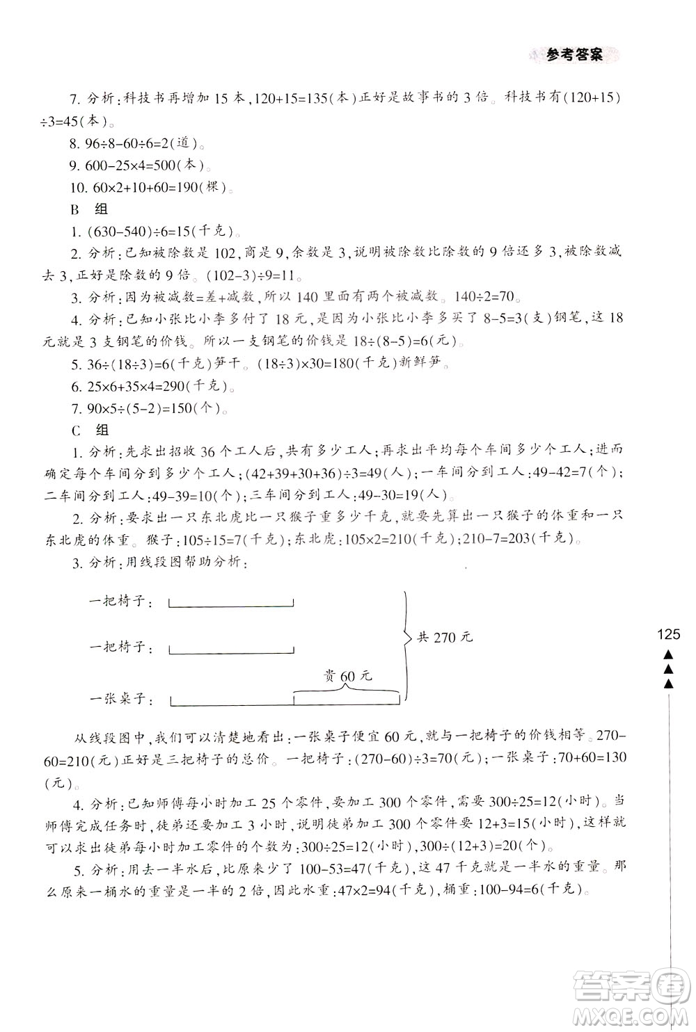 寧波出版社2021小學生輕松學奧數三年級答案
