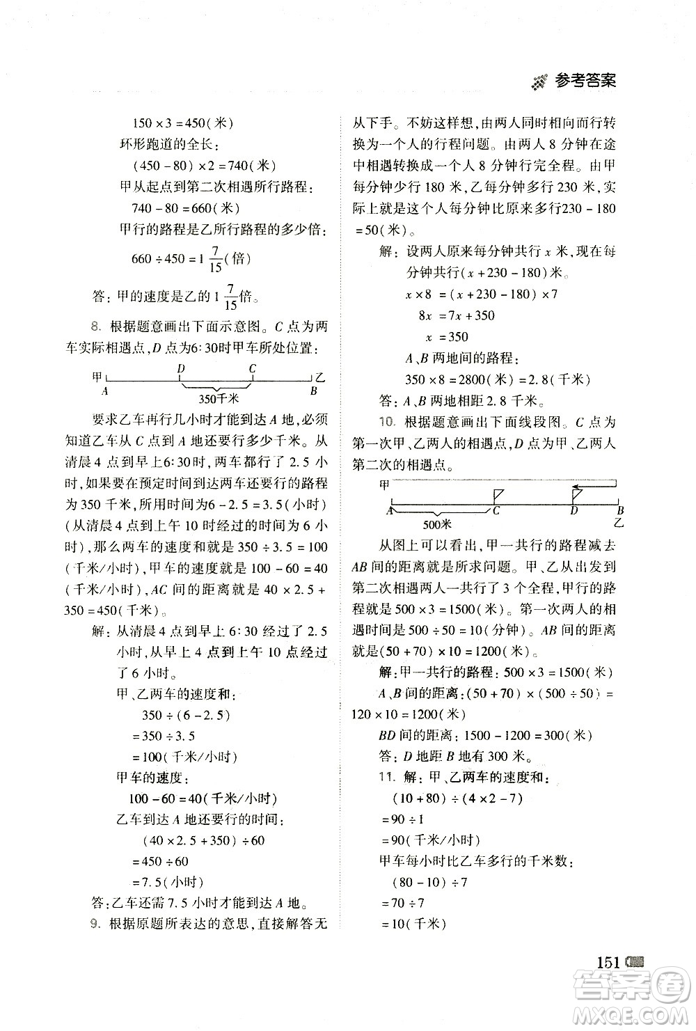 青島出版社2021小學(xué)生奧數(shù)點(diǎn)撥五年級答案