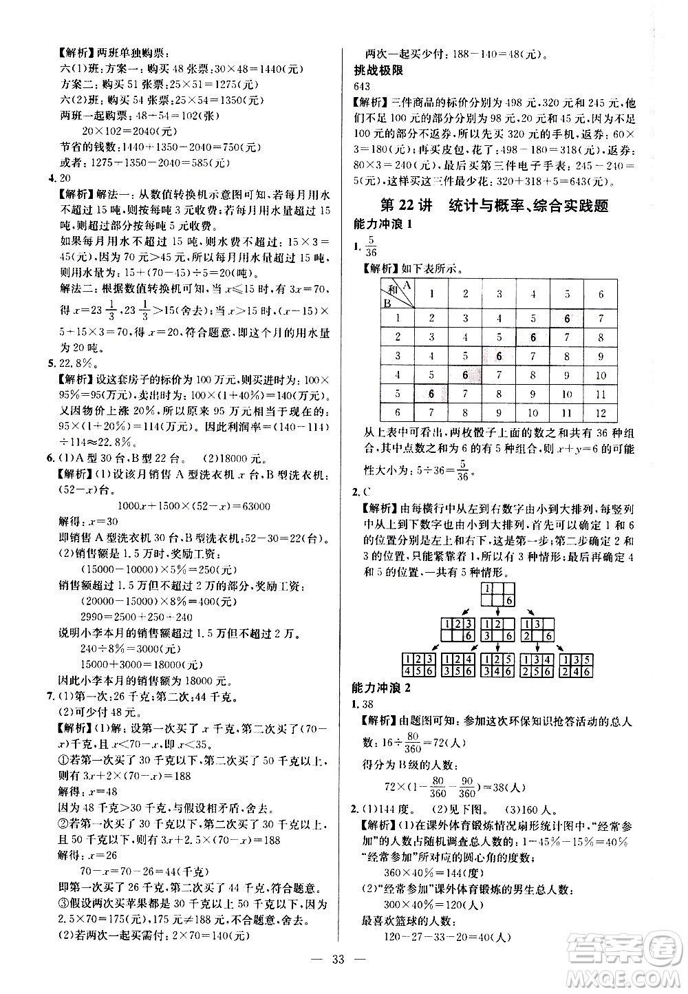 崇文書(shū)局2021舉一反三小學(xué)奧數(shù)創(chuàng)新思維六年級(jí)C版答案