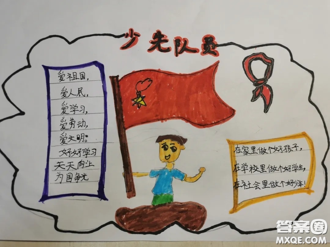 爭做新時(shí)代好隊(duì)員手抄報(bào) 關(guān)于爭做新時(shí)代好隊(duì)員的手抄報(bào)圖片內(nèi)容