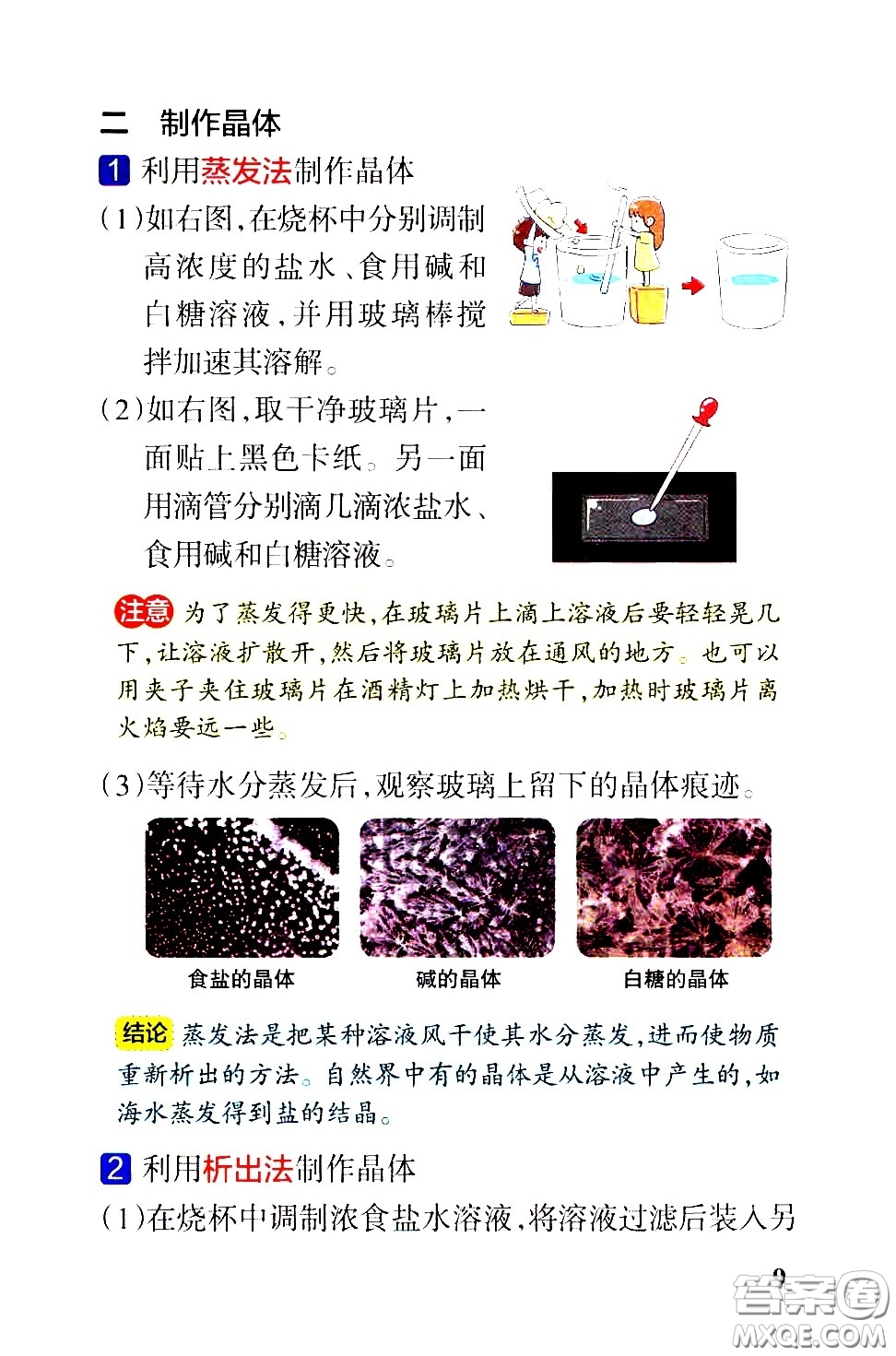 湖南師范大學(xué)出版社2021小學(xué)學(xué)霸速記科學(xué)六年級下冊JK教科版答案