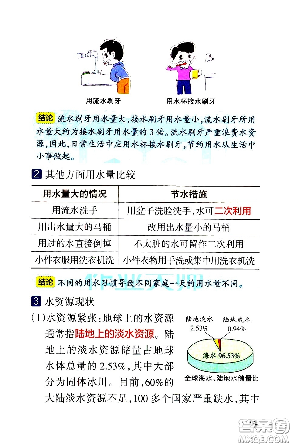 湖南師范大學(xué)出版社2021小學(xué)學(xué)霸速記科學(xué)六年級下冊JK教科版答案