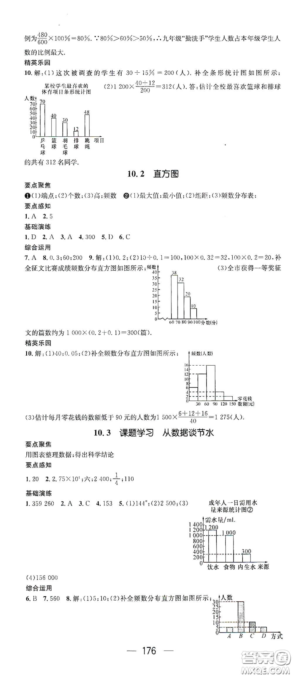 陽光出版社2021精英新課堂七年級數(shù)學下冊人教版答案