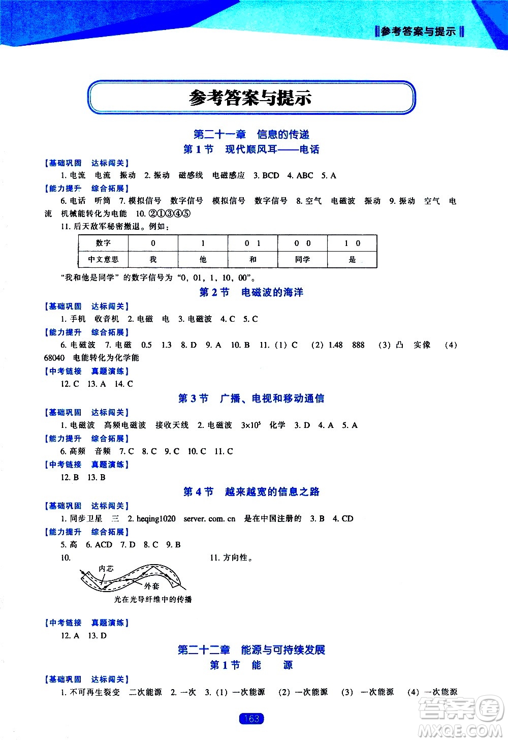 遼海出版社2021新課程物理能力培養(yǎng)九年級(jí)下冊(cè)人教版答案