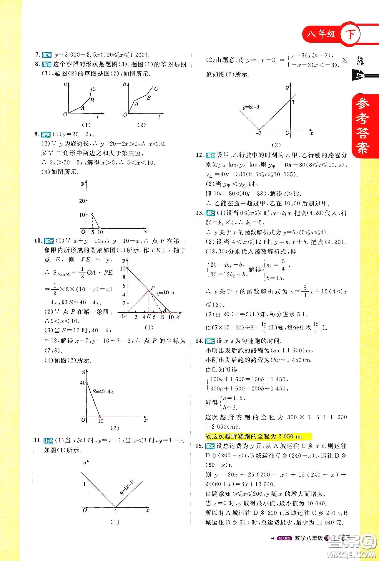 北京教育出版社2021年1+1輕巧奪冠課堂直播八年級數(shù)學下冊人教版答案