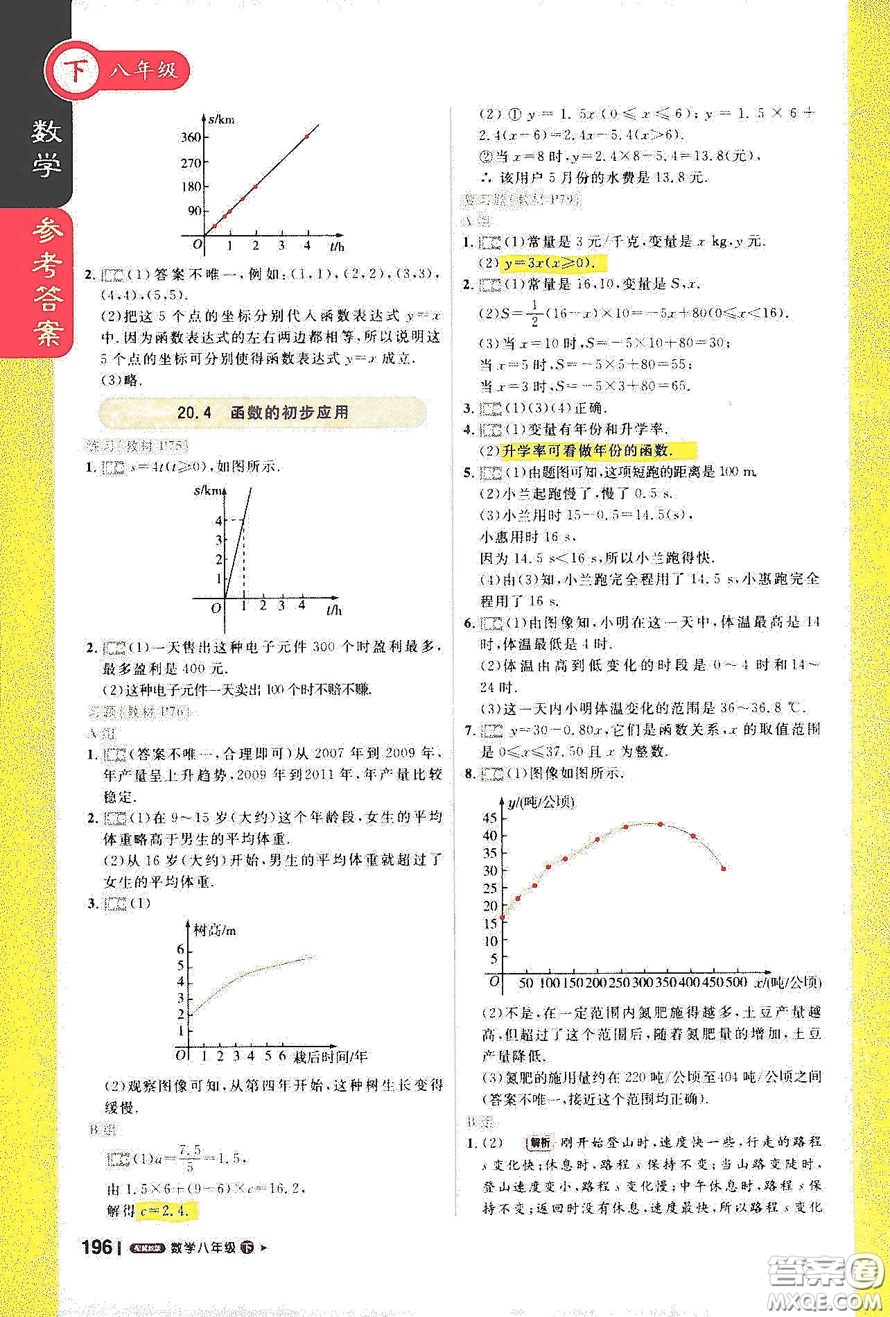 北京教育出版社2021年1+1輕巧奪冠課堂直播八年級(jí)數(shù)學(xué)下冊(cè)冀教版答案