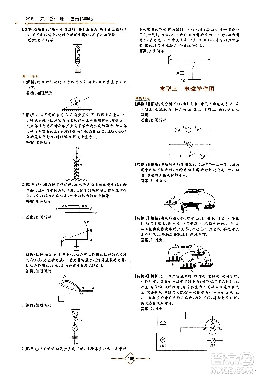 湖南教育出版社2021學(xué)法大視野物理九年級(jí)下冊(cè)教育科學(xué)版答案