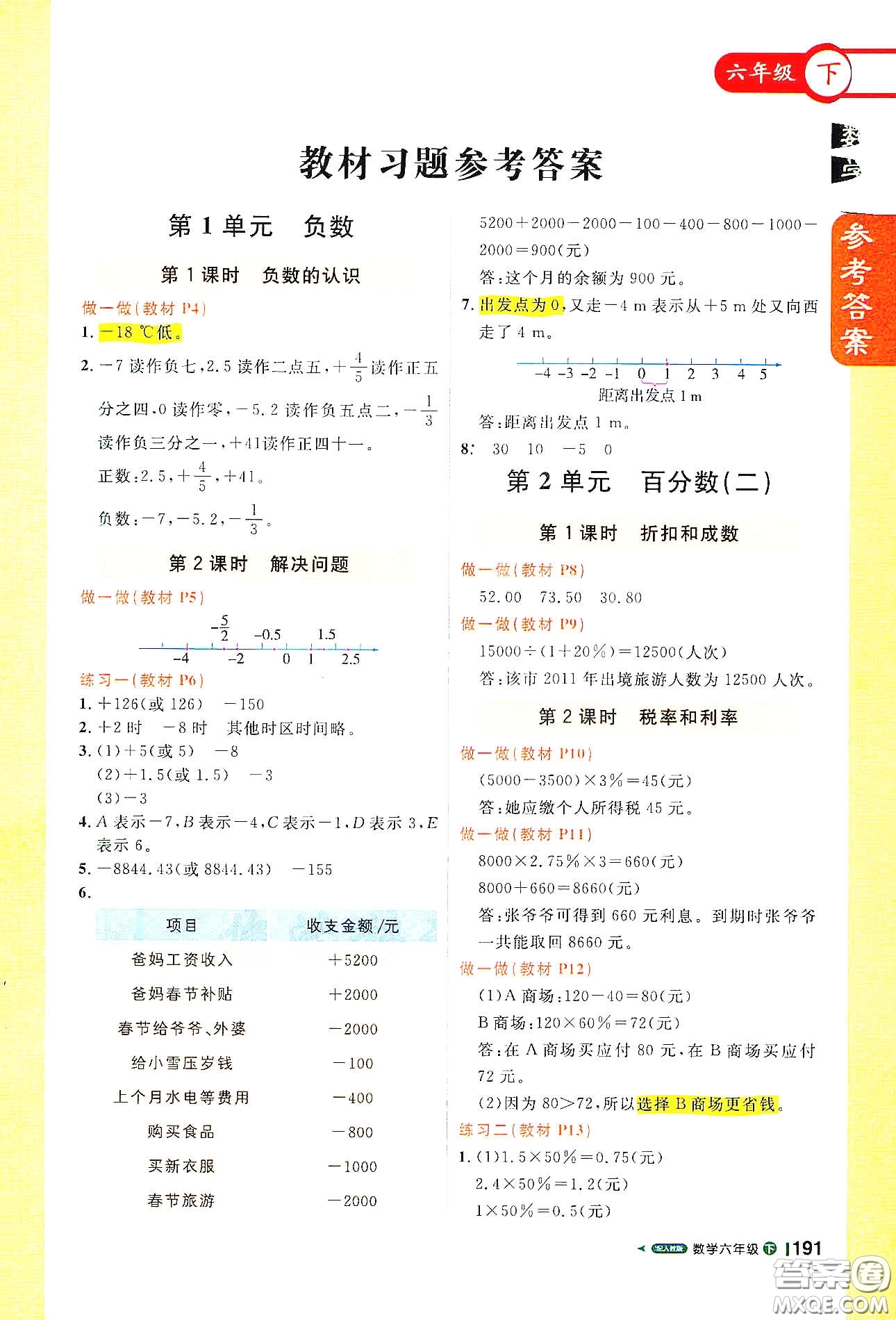 北京教育出版社2021年1+1輕巧奪冠課堂直播六年級數(shù)學下冊人教版答案