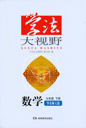 湖南教育出版社2021學(xué)法大視野數(shù)學(xué)九年級(jí)下冊(cè)華東師大版答案