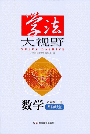 湖南教育出版社2021學法大視野數(shù)學八年級下冊華東師大版答案