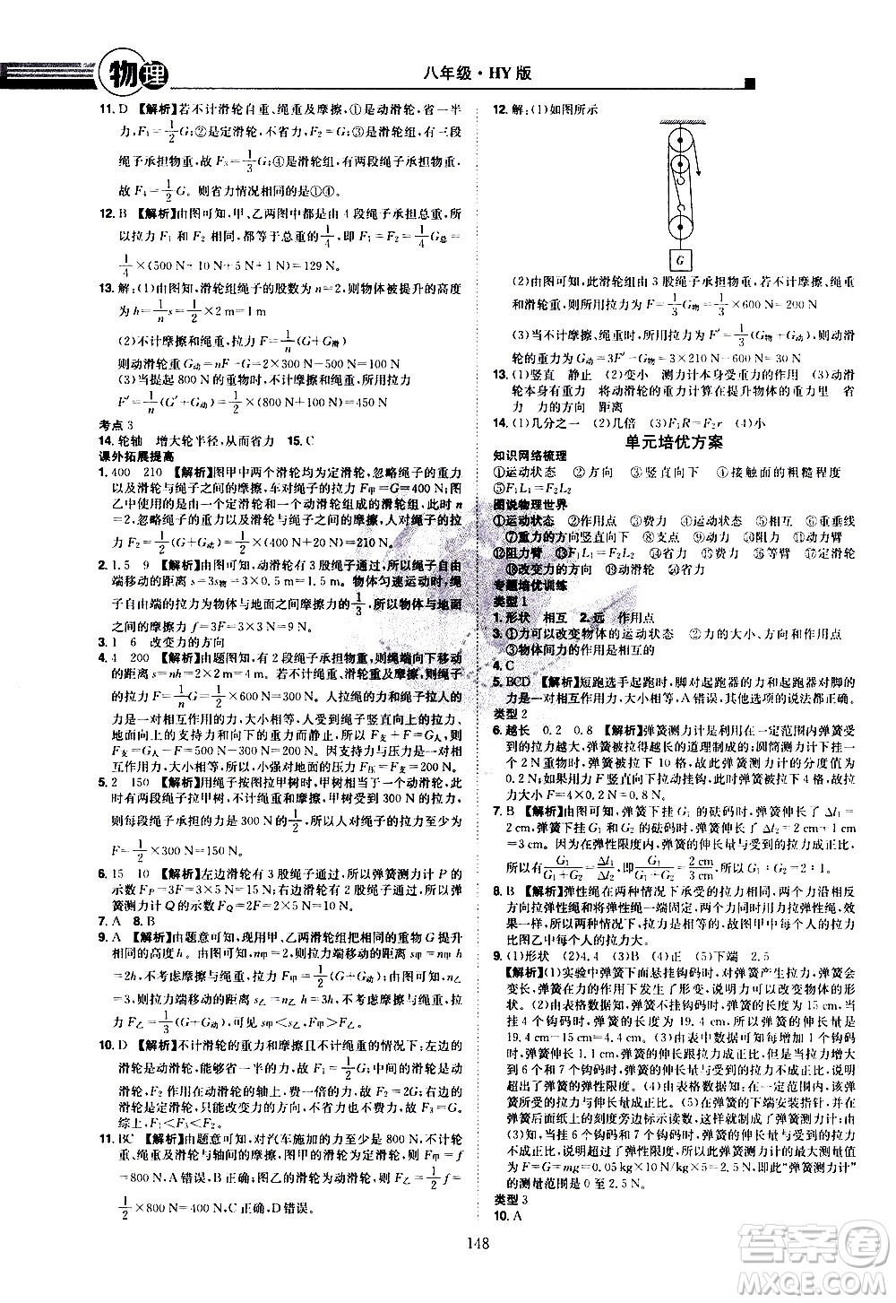 江西美術(shù)出版社2021學(xué)海風(fēng)暴物理八年級(jí)下冊HY滬粵版答案