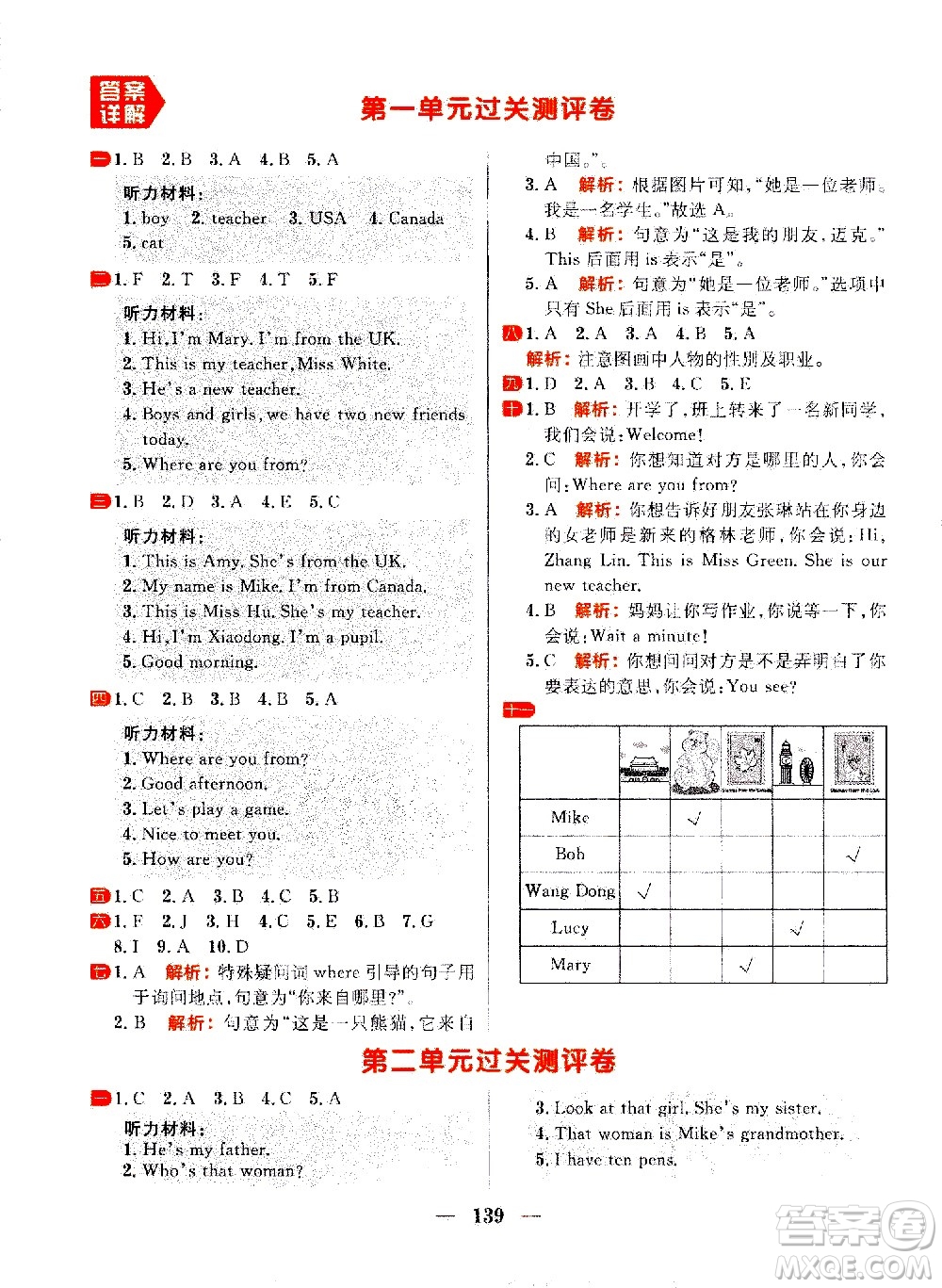延邊大學(xué)出版社2021春陽(yáng)光計(jì)劃過(guò)關(guān)測(cè)評(píng)卷英語(yǔ)三年級(jí)下冊(cè)RJ人教版答案