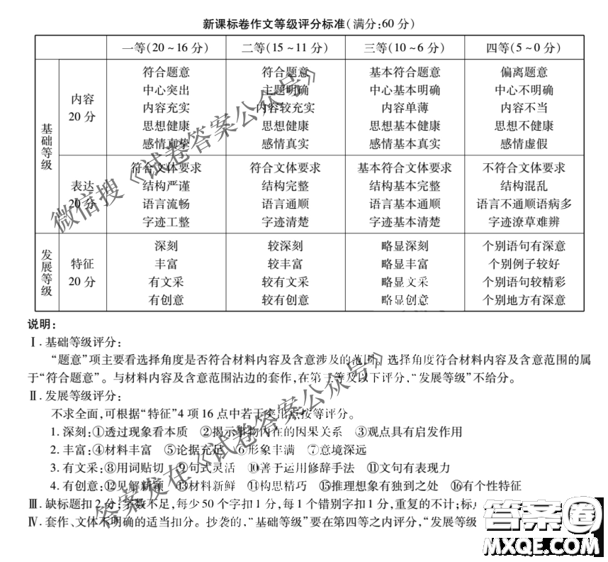 百校聯(lián)盟2021屆普通高中教育教學(xué)質(zhì)量監(jiān)測(cè)4月考試全國(guó)I卷語(yǔ)文試題及答案
