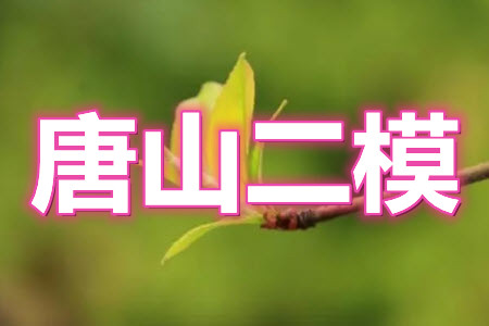 唐山市2021年普通高等學校招生全國統(tǒng)一考試第二次模擬演練歷史試題及答案