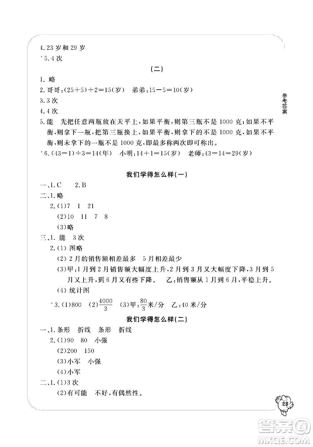 寧波出版社2021學習方法指導(dǎo)叢書數(shù)學五年級下冊人教版答案