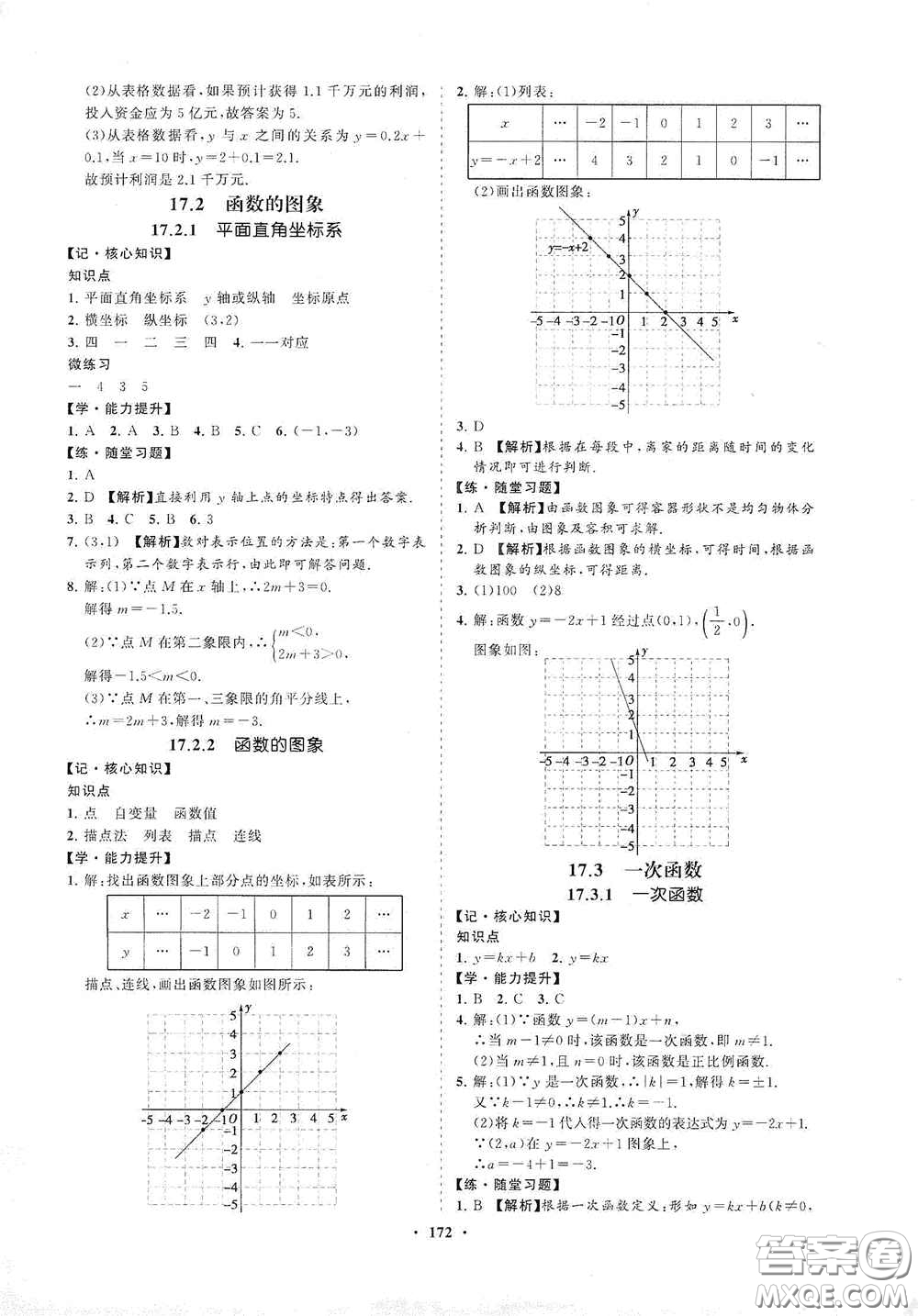 海南出版社2021新課程同步練習冊八年級數(shù)學(xué)下冊華東師大版答案