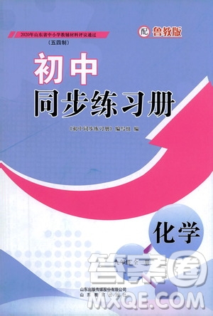 山東教育出版社2021初中同步練習冊九年級化學九年級全一冊魯教版五四學制答案
