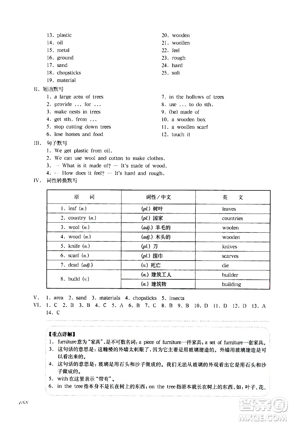 華東師范大學(xué)出版社2021華東師大版一課一練六年級英語增強版第二學(xué)期答案