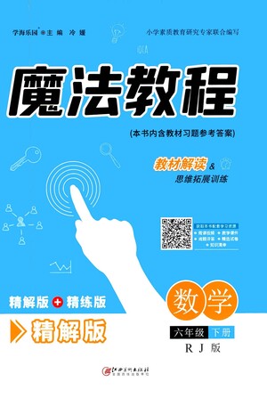 江西美術(shù)出版社2021魔法教程數(shù)學(xué)六年級下冊精解版RJ人教版答案