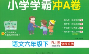 陜西師范大學(xué)出版總社有限公司2021小學(xué)學(xué)霸沖A卷語(yǔ)文六年級(jí)下冊(cè)RJ人教版答案