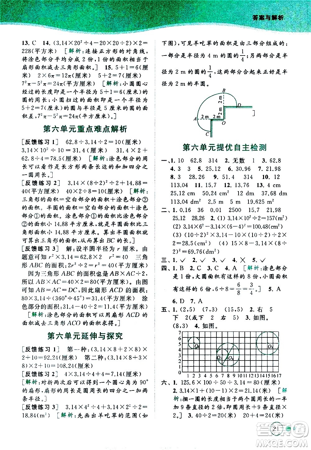 北京教育出版社2021亮點(diǎn)給力提優(yōu)班多維互動(dòng)空間數(shù)學(xué)五年級(jí)下冊(cè)江蘇版答案