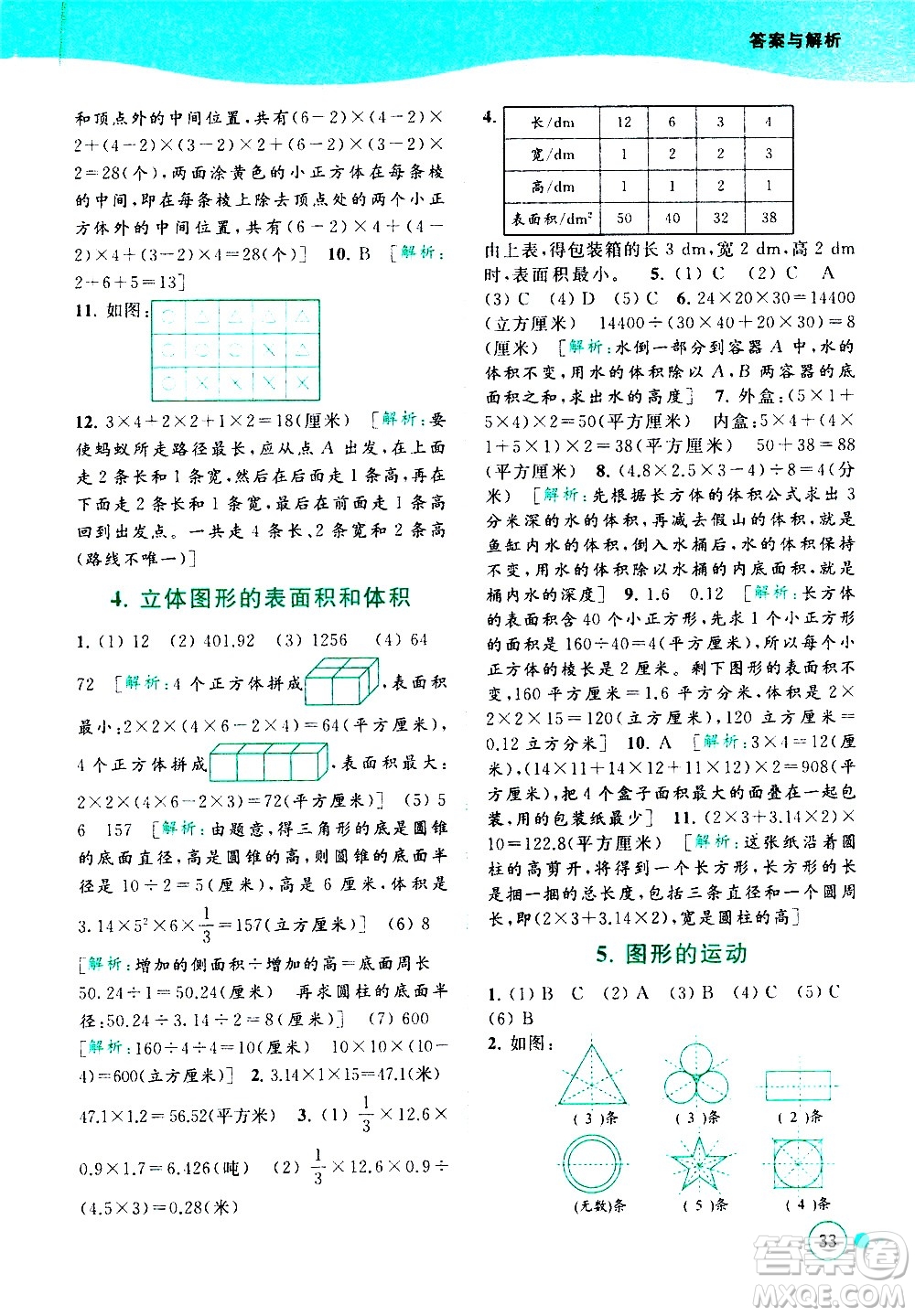 北京教育出版社2021亮點(diǎn)給力提優(yōu)班多維互動(dòng)空間數(shù)學(xué)六年級(jí)下冊(cè)江蘇版答案