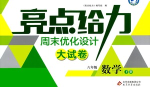 北京教育出版社2021亮點給力周末優(yōu)化設(shè)計大試卷六年級數(shù)學下冊蘇教版答案