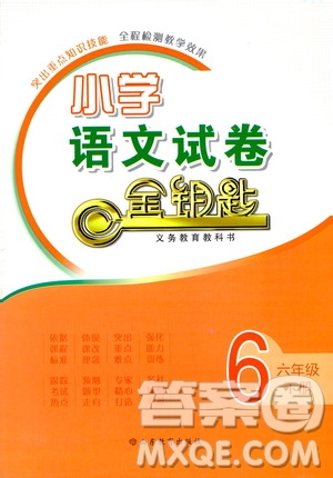 山東教育出版社2021小學(xué)語(yǔ)文試卷金鑰匙六年級(jí)下冊(cè)答案
