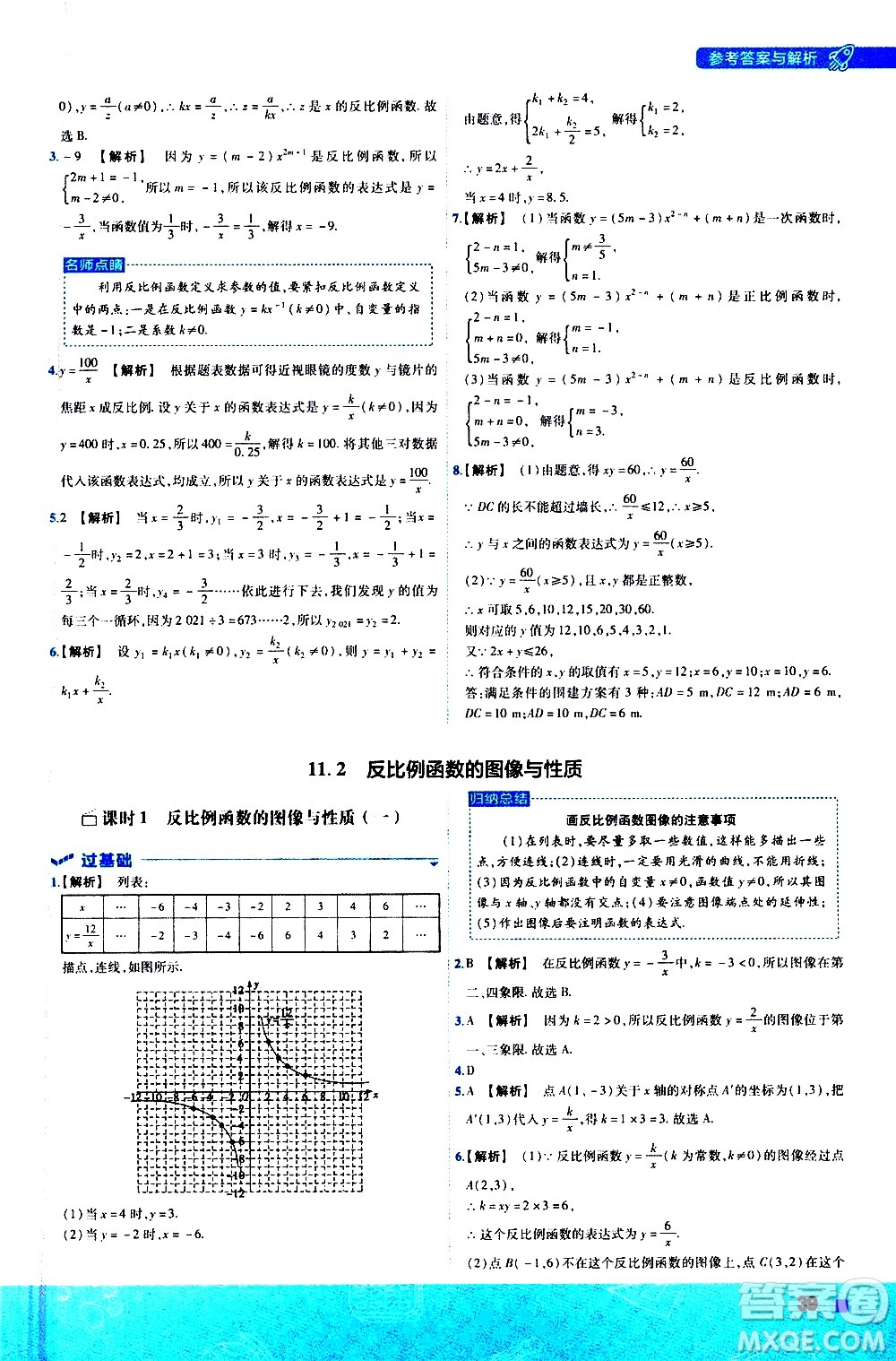 南京師范大學(xué)出版社2021版一遍過(guò)初中數(shù)學(xué)八年級(jí)下冊(cè)SK蘇科版答案