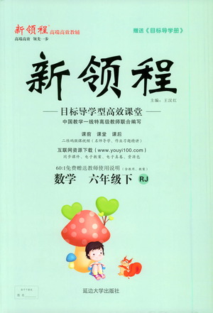延邊大學出版社2021新領(lǐng)程數(shù)學六年級下冊RJ人教版答案