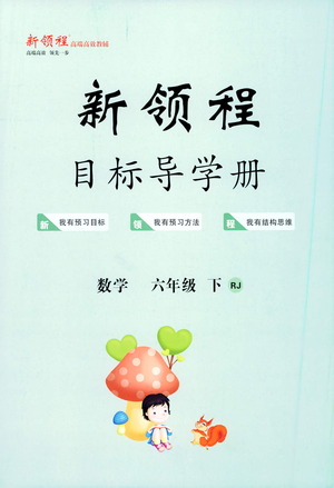 延邊大學出版社2021新領程目標導學冊數學六年級下冊RJ人教版答案