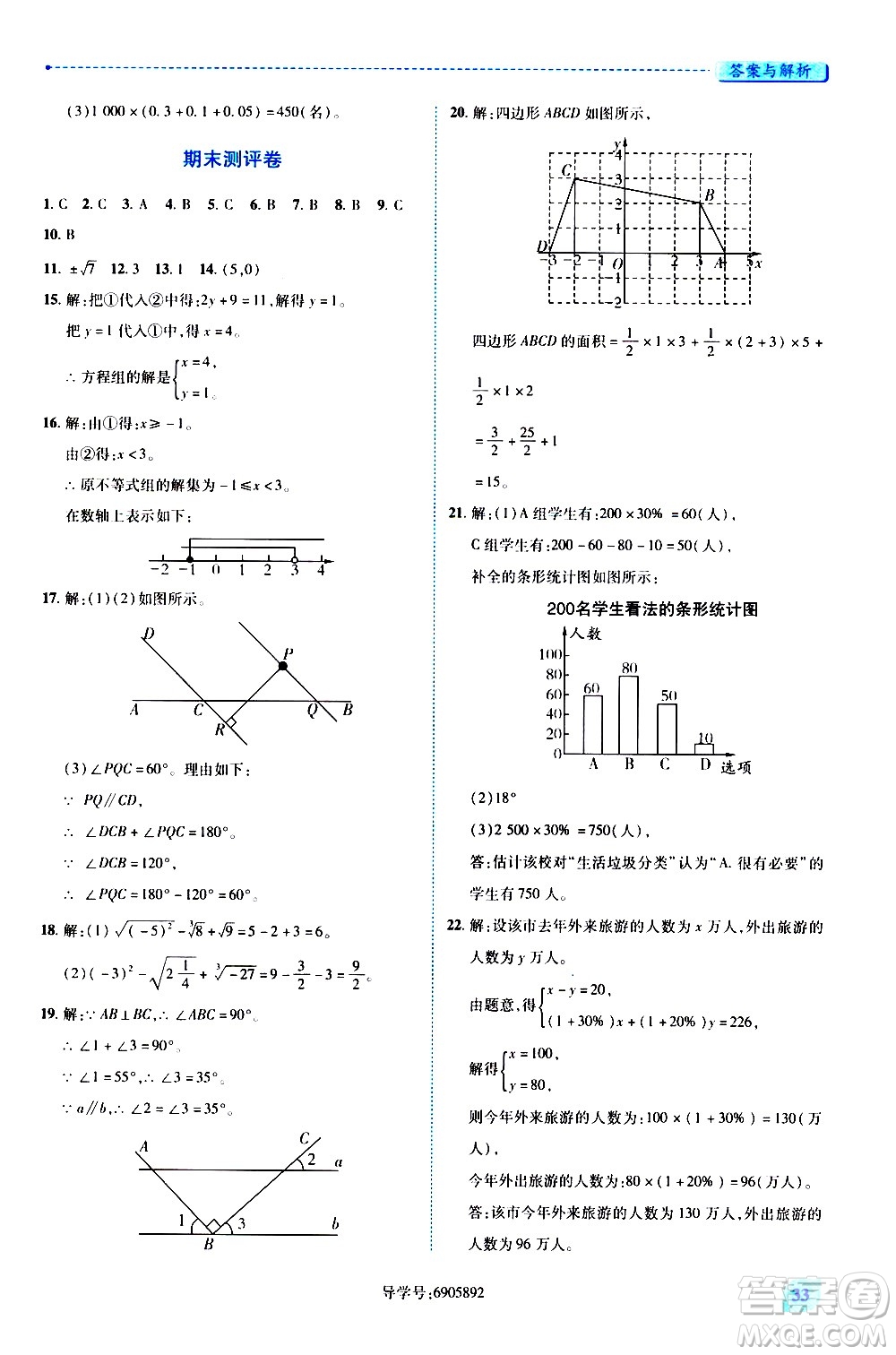 陜西師范大學(xué)出版總社有限公司2021績優(yōu)學(xué)案數(shù)學(xué)七年級下冊人教版答案