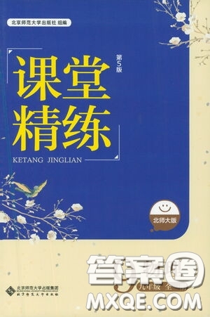 北京師范大學出版社2021課堂精練九年級物理全一冊北師大版答案