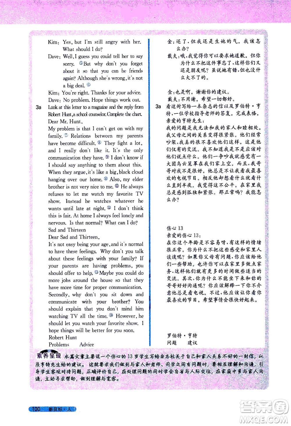 吉林人民出版社2021新教材完全解讀英語(yǔ)八年級(jí)下新目標(biāo)人教版答案