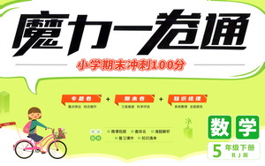 江西美術(shù)出版社2021魔力一卷通小學期末沖刺100分數(shù)學五年級下冊RJ人教版答案