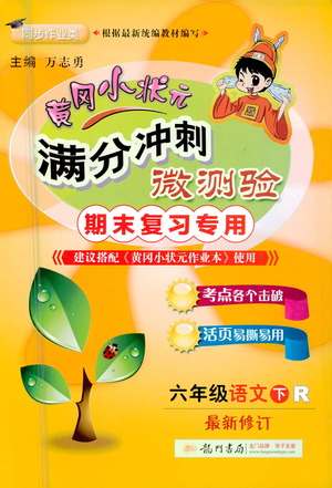 龍門書局2021黃岡小狀元滿分沖刺微測驗(yàn)期末復(fù)習(xí)專用六年級語文下冊人教版答案