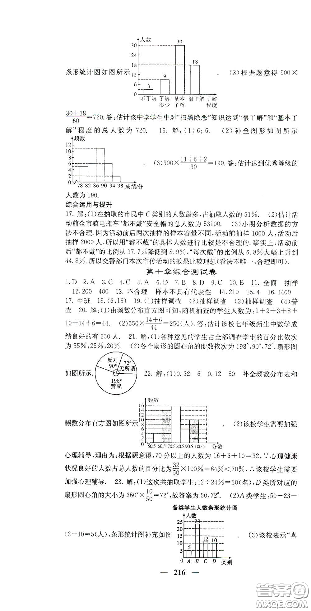 四川大學(xué)出版社2021梯田文化課堂點(diǎn)睛七年級(jí)數(shù)學(xué)下冊(cè)人教版答案