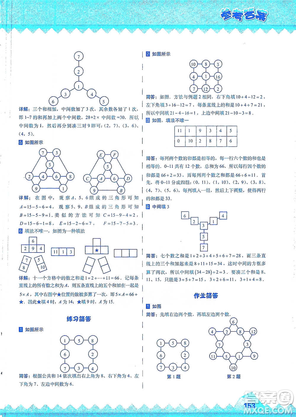 華東師范大學(xué)出版社2021高思學(xué)校競(jìng)賽數(shù)學(xué)課本三年級(jí)下冊(cè)參考答案