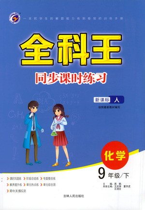 吉林人民出版社2021全科王同步課時(shí)練習(xí)測試卷化學(xué)九年級(jí)下冊(cè)新課標(biāo)人教版答案